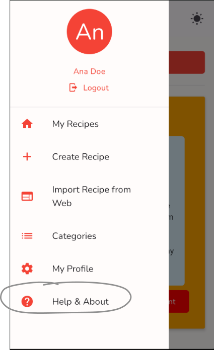 select Help and Support